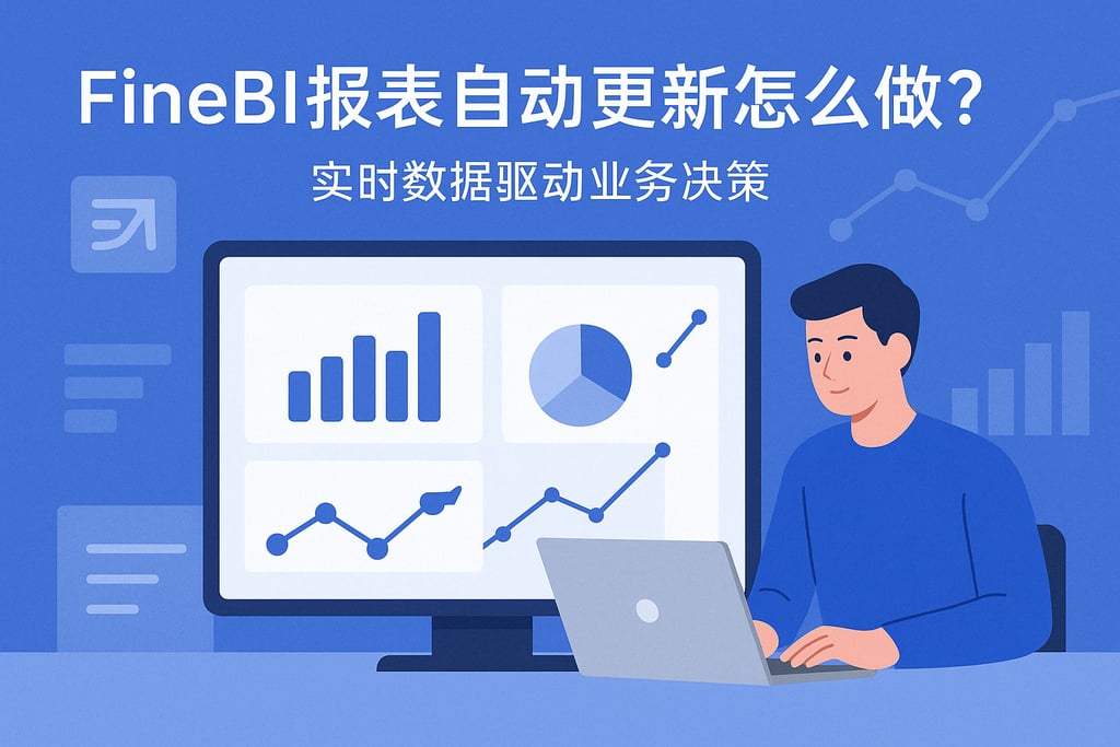 FineBI报表自动更新怎么做？实时数据驱动业务决策