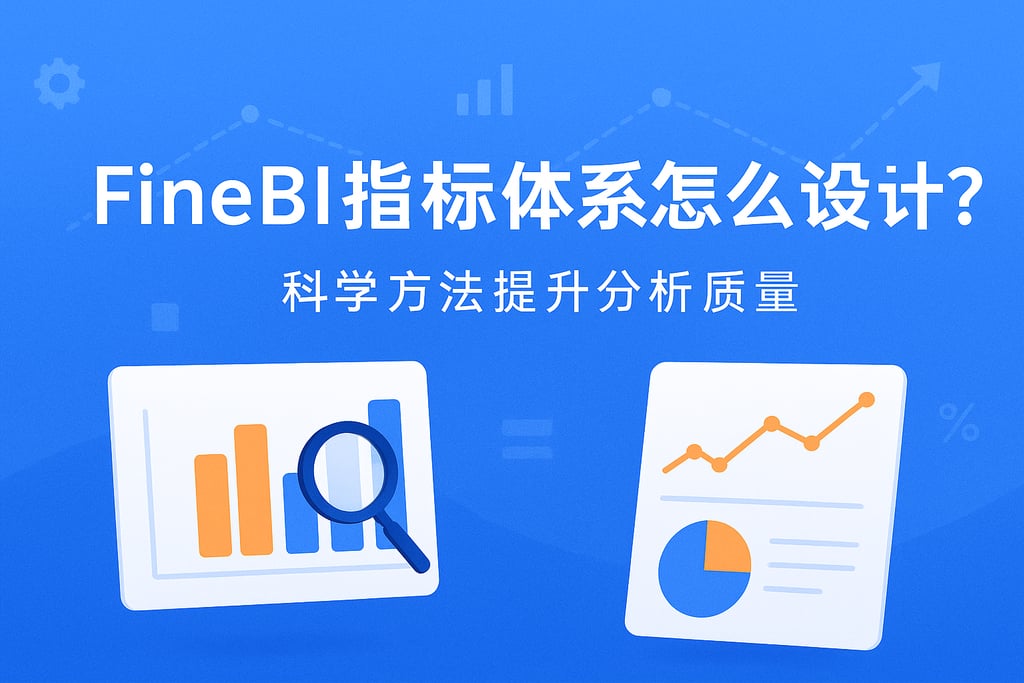 FineBI指标体系怎么设计？科学方法提升分析质量