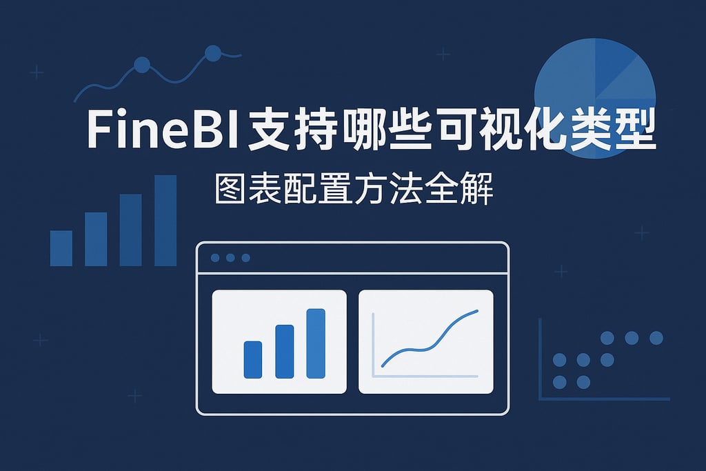 FineBI支持哪些可视化类型？图表配置方法全解