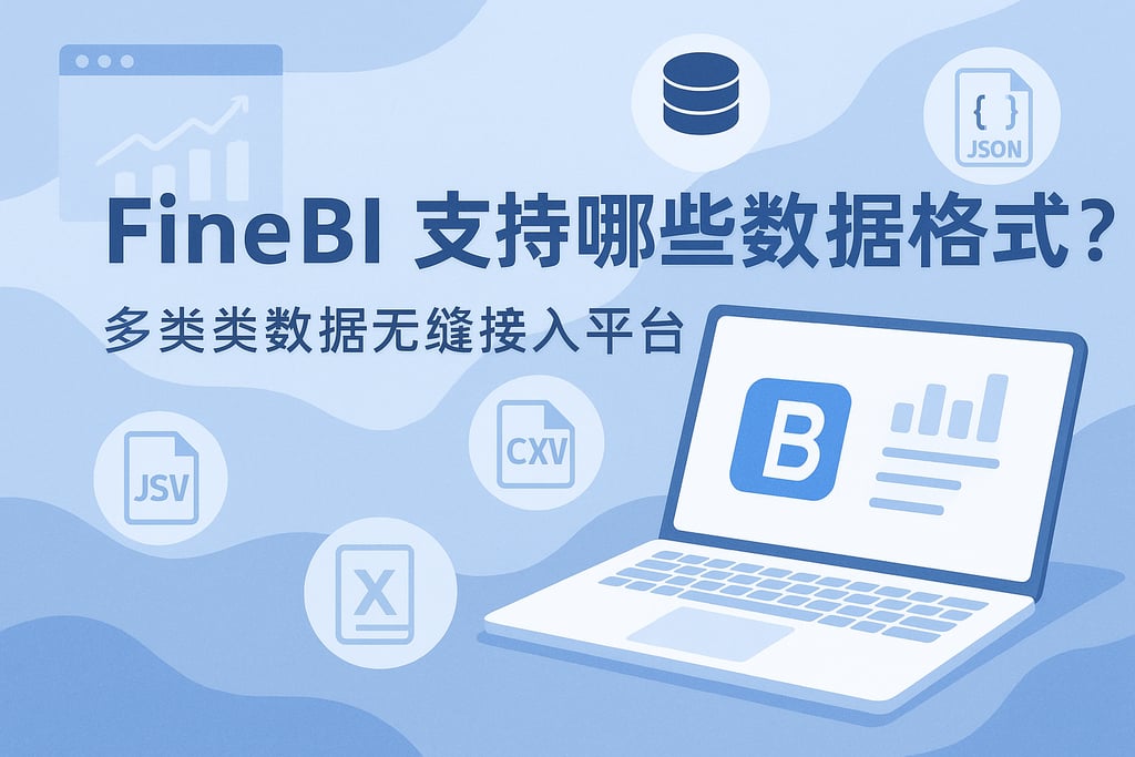 FineBI支持哪些数据格式？多类型数据无缝接入平台