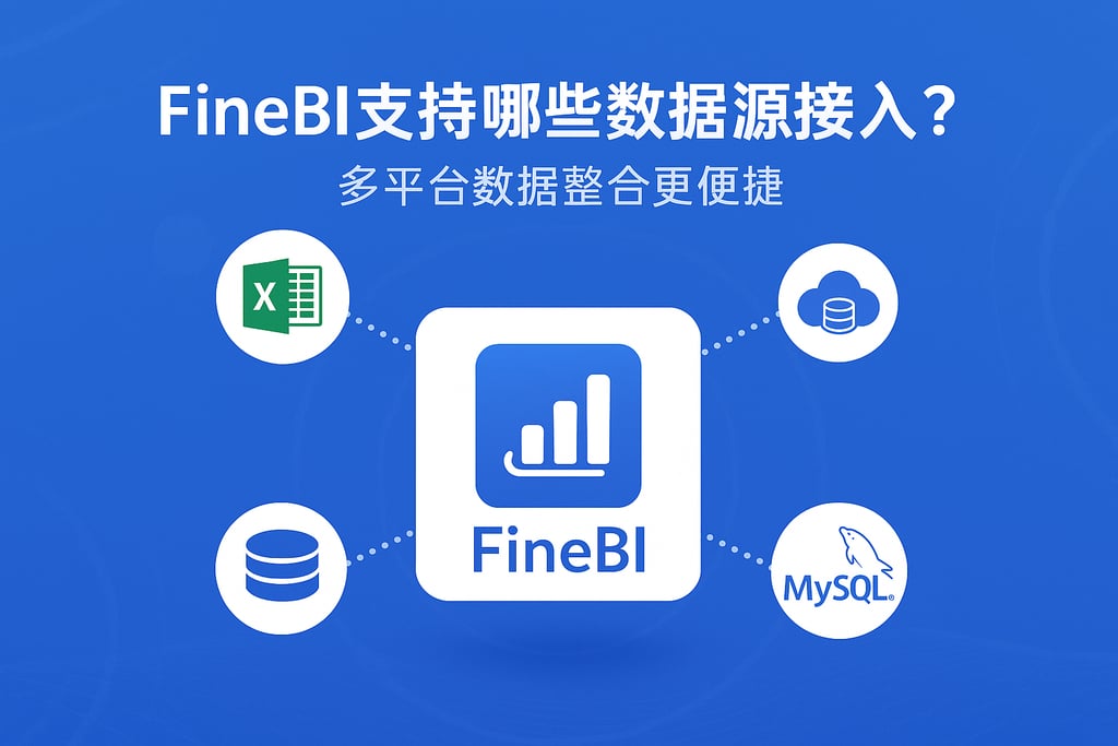 FineBI支持哪些数据源接入？多平台数据整合更便捷