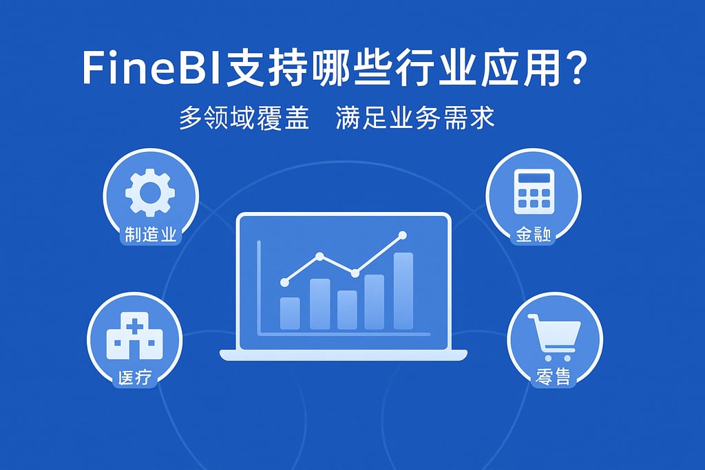 FineBI支持哪些行业应用？多领域覆盖满足业务需求