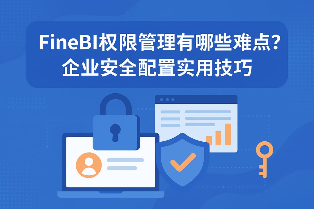 FineBI权限管理有哪些难点？企业安全配置实用技巧