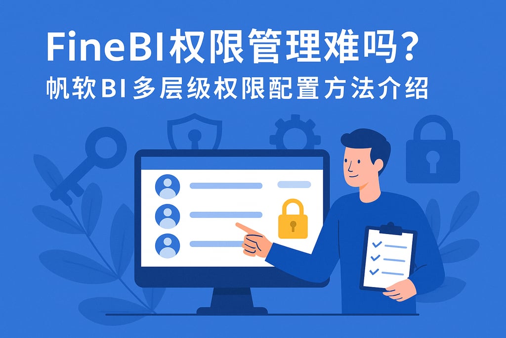 FineBI权限管理难吗？帆软BI多层级权限配置方法介绍