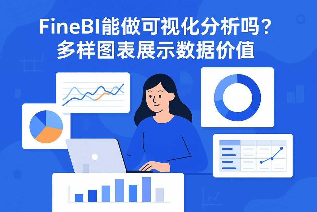 FineBI能做可视化分析吗？多样图表展示数据价值