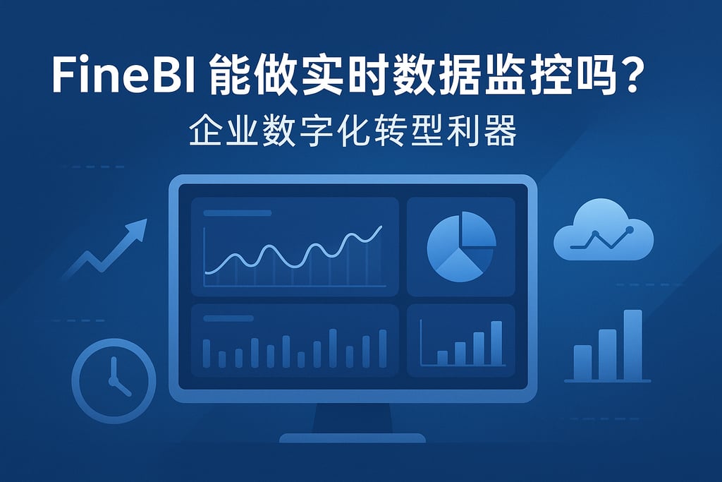 FineBI能做实时数据监控吗？企业数字化转型利器