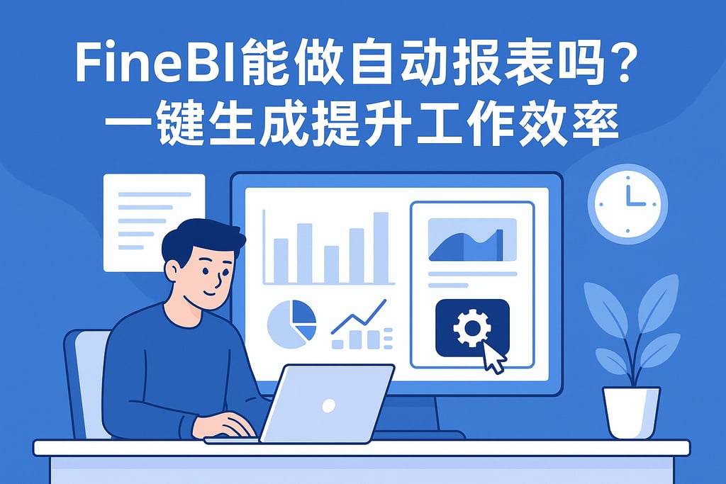 FineBI能做自动报表吗？一键生成提升工作效率