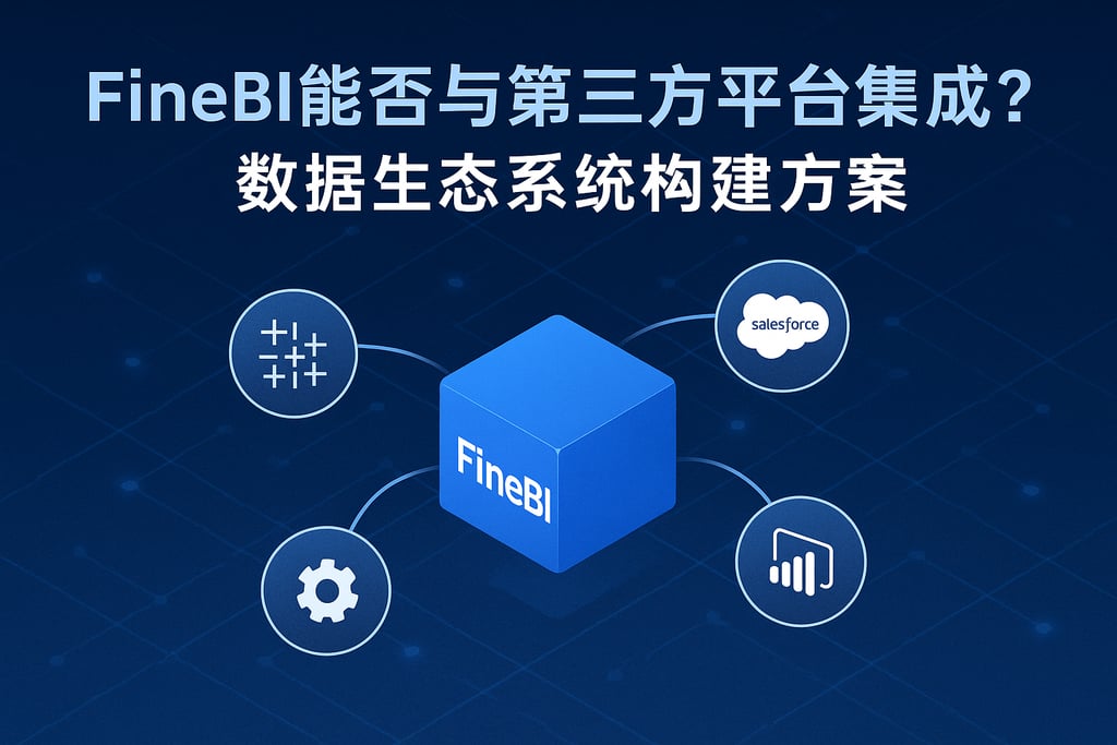 FineBI能否与第三方平台集成？数据生态系统构建方案