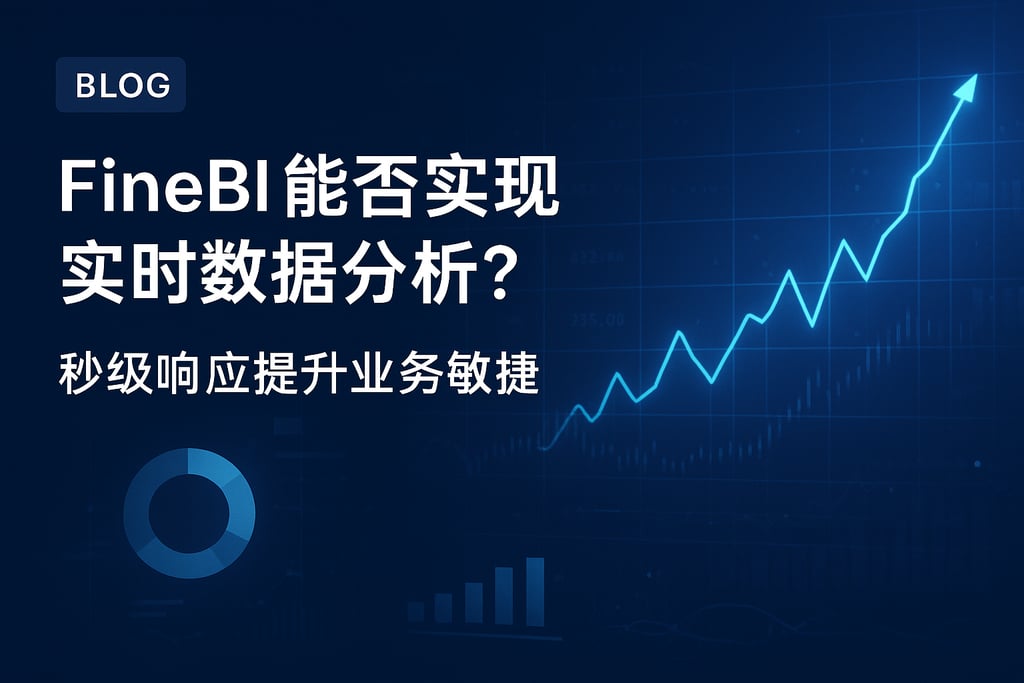 FineBI能否实现实时数据分析？秒级响应提升业务敏捷