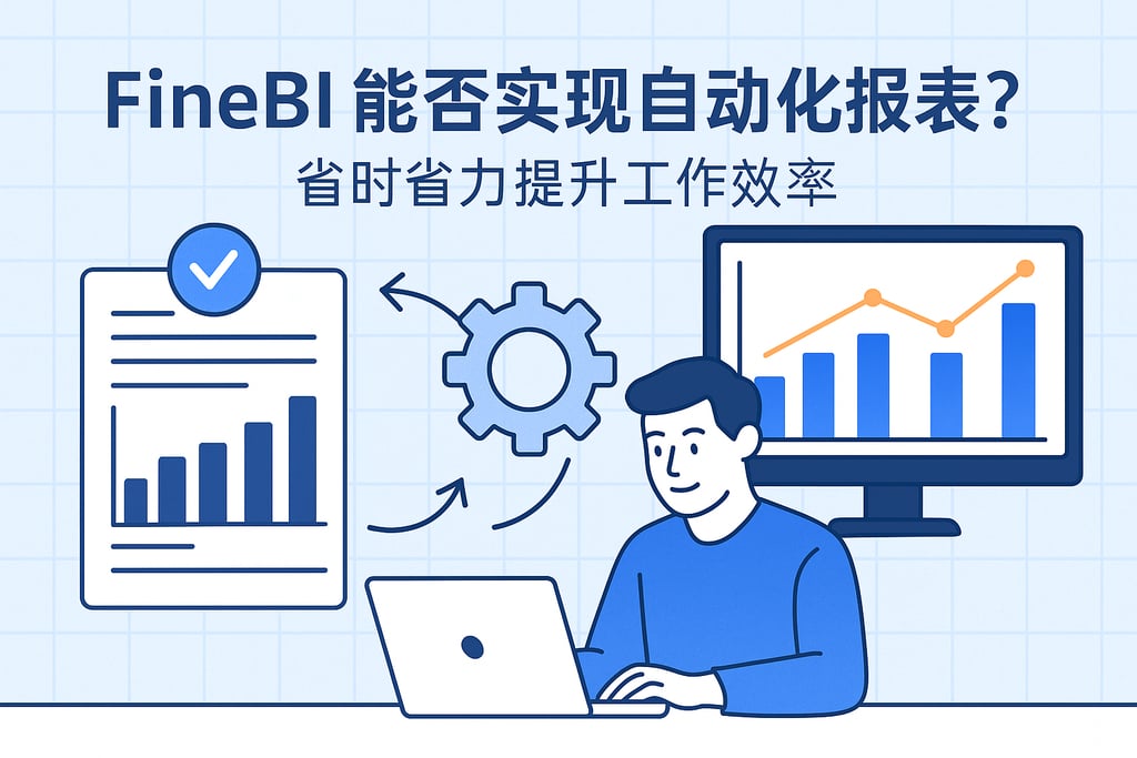 FineBI能否实现自动化报表？省时省力提升工作效率
