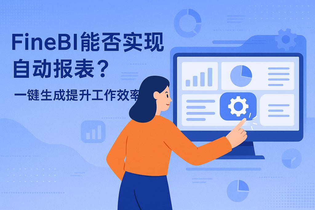 FineBI能否实现自动报表？一键生成提升工作效率
