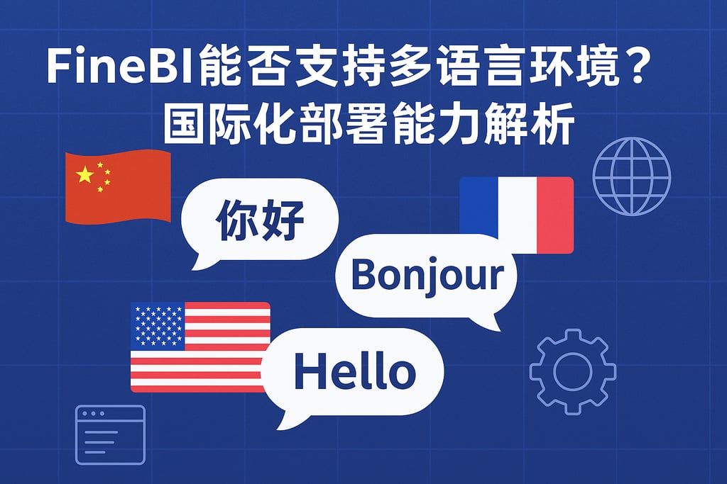 FineBI能否支持多语言环境？国际化部署能力解析