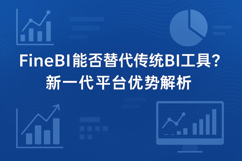 FineBI能否替代传统BI工具？新一代平台优势解析