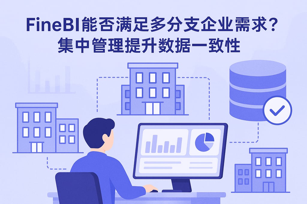 FineBI能否满足多分支企业需求？集中管理提升数据一致性