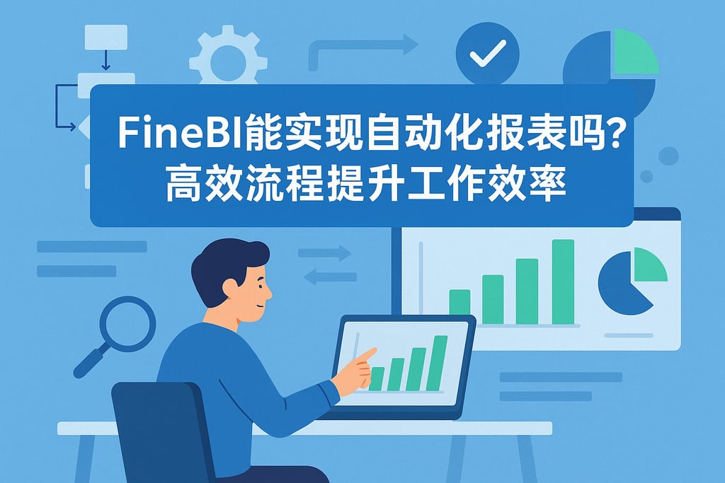 FineBI能实现自动化报表吗？高效流程提升工作效率