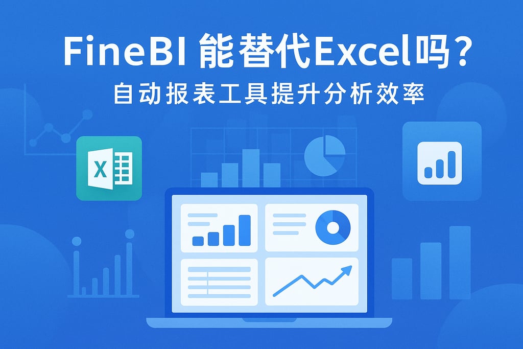 FineBI能替代Excel吗？自动报表工具提升分析效率