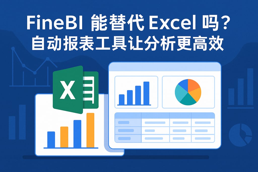 FineBI能替代Excel吗？自动报表工具让分析更高效