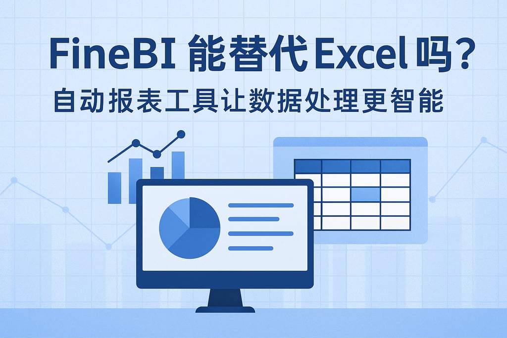 FineBI能替代Excel吗？自动报表工具让数据处理更智能