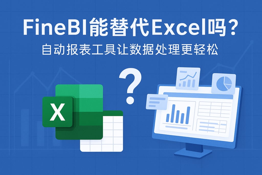 FineBI能替代Excel吗？自动报表工具让数据处理更轻松