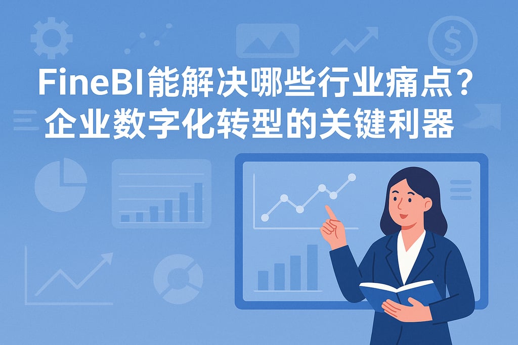 FineBI能解决哪些行业痛点？企业数字化转型的关键利器