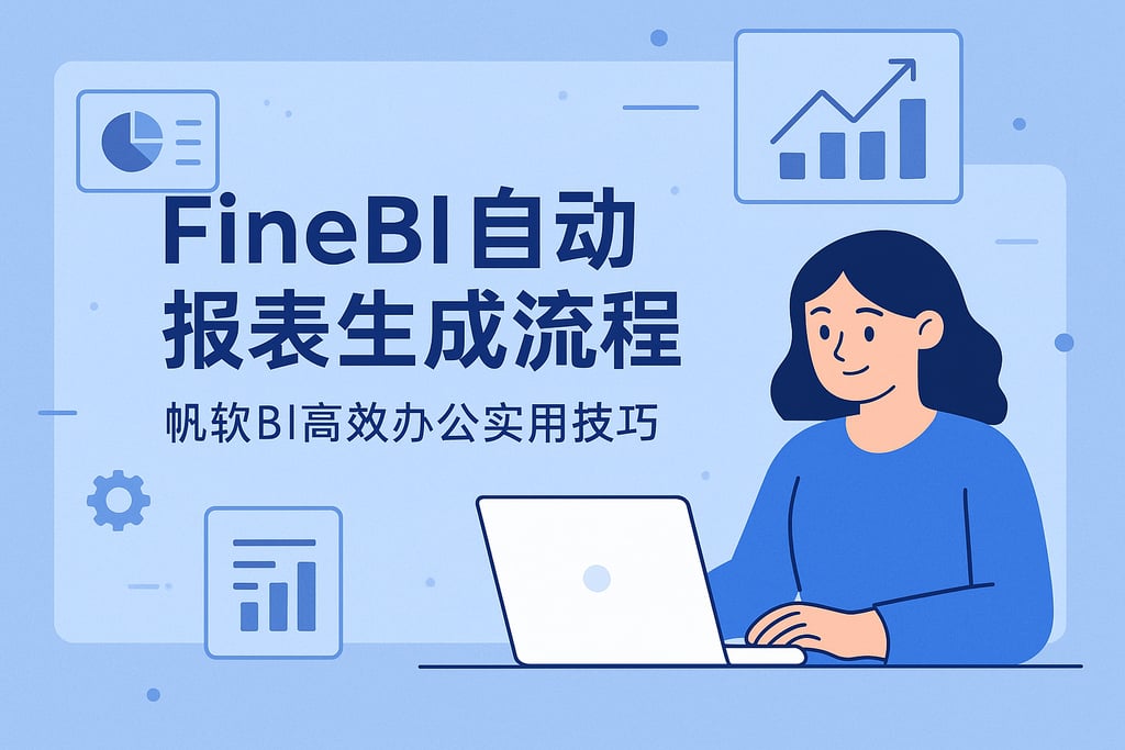 FineBI自动报表生成流程？帆软BI高效办公实用技巧