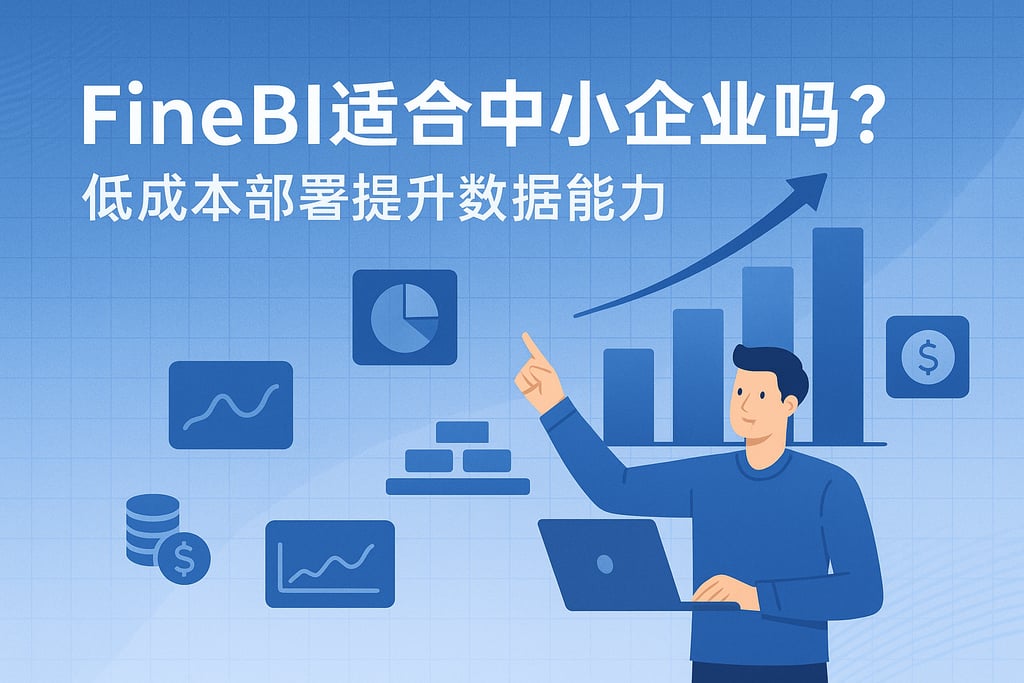 FineBI适合中小企业吗？低成本部署提升数据能力