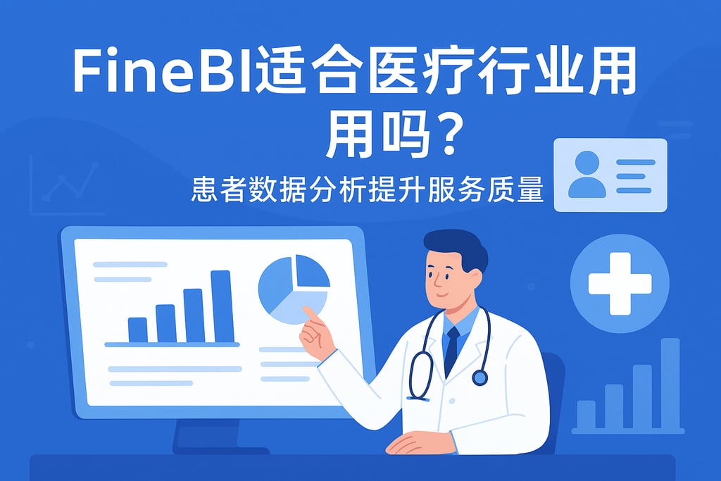 FineBI适合医疗行业使用吗？患者数据分析提升服务质量