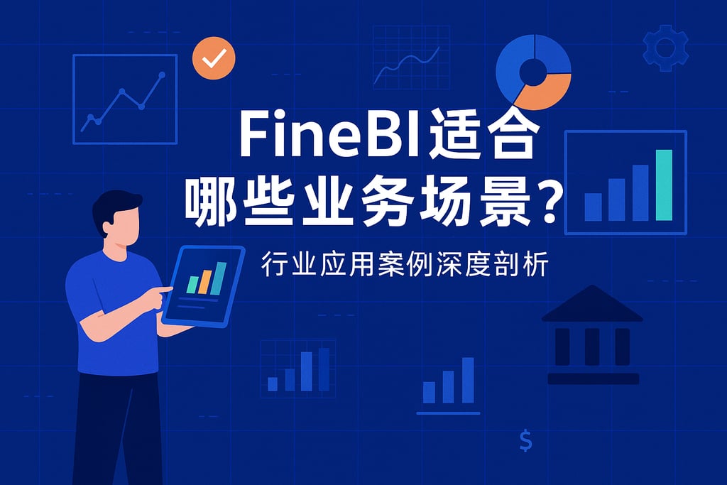FineBI适合哪些业务场景？行业应用案例深度剖析