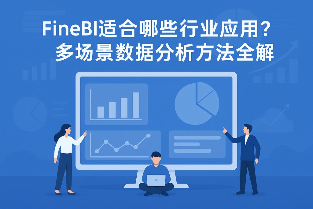 FineBI适合哪些行业应用？多场景数据分析方法全解