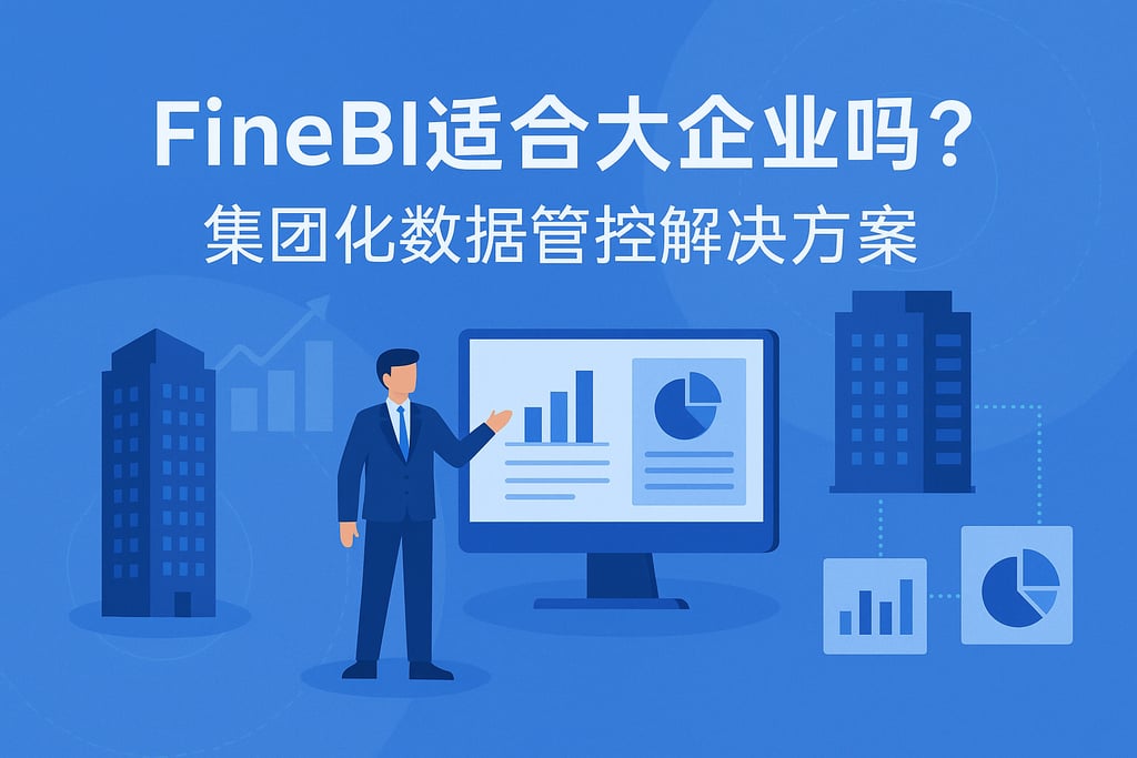 FineBI适合大企业吗？集团化数据管控解决方案