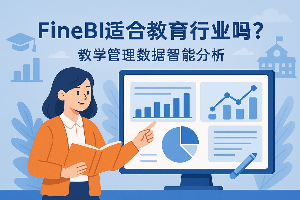 FineBI适合教育行业吗？教学管理数据智能分析