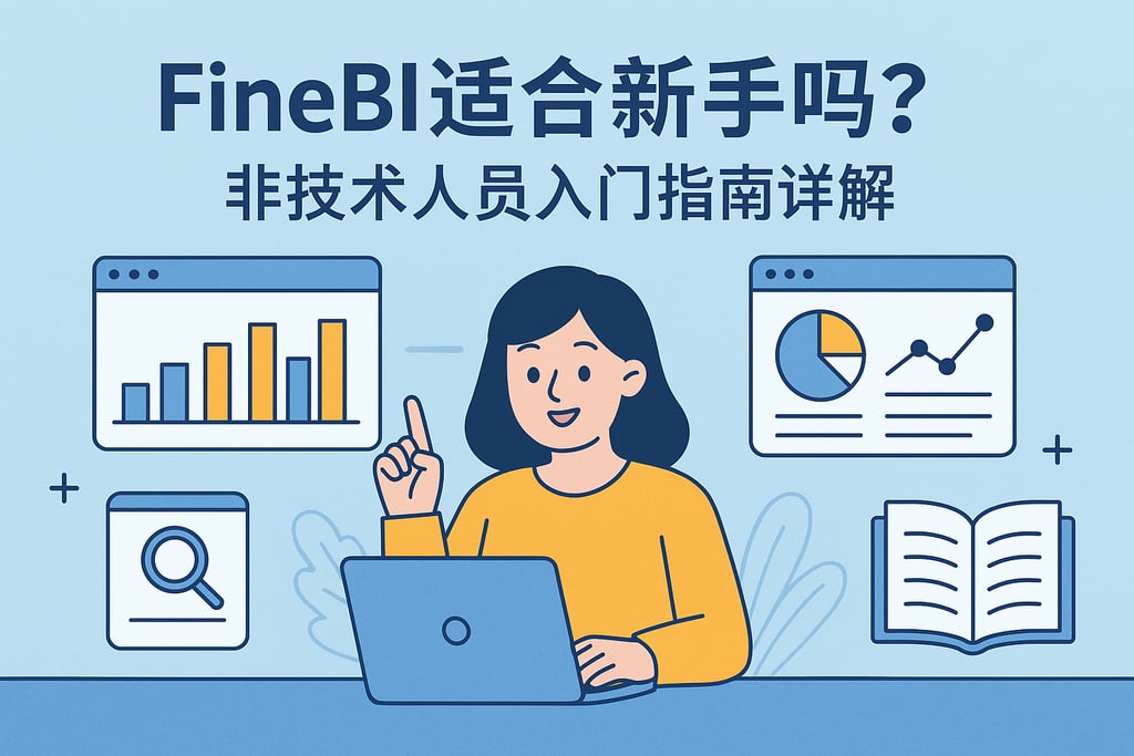 FineBI适合新手吗？非技术人员入门指南详解