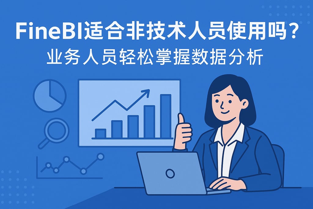 FineBI适合非技术人员使用吗？业务人员轻松掌握数据分析