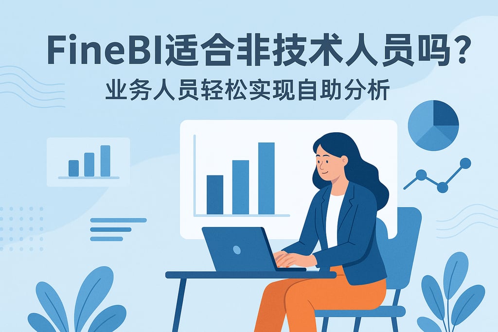 FineBI适合非技术人员吗？业务人员轻松实现自助分析