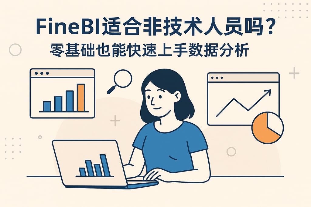 FineBI适合非技术人员吗？零基础也能快速上手数据分析
