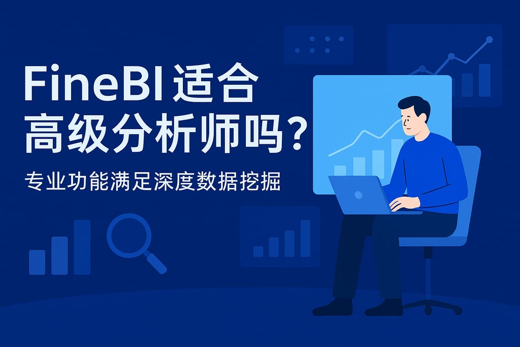FineBI适合高级分析师吗？专业功能满足深度数据挖掘
