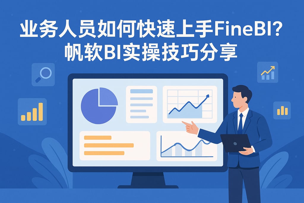 业务人员如何快速上手FineBI？帆软BI实操技巧分享