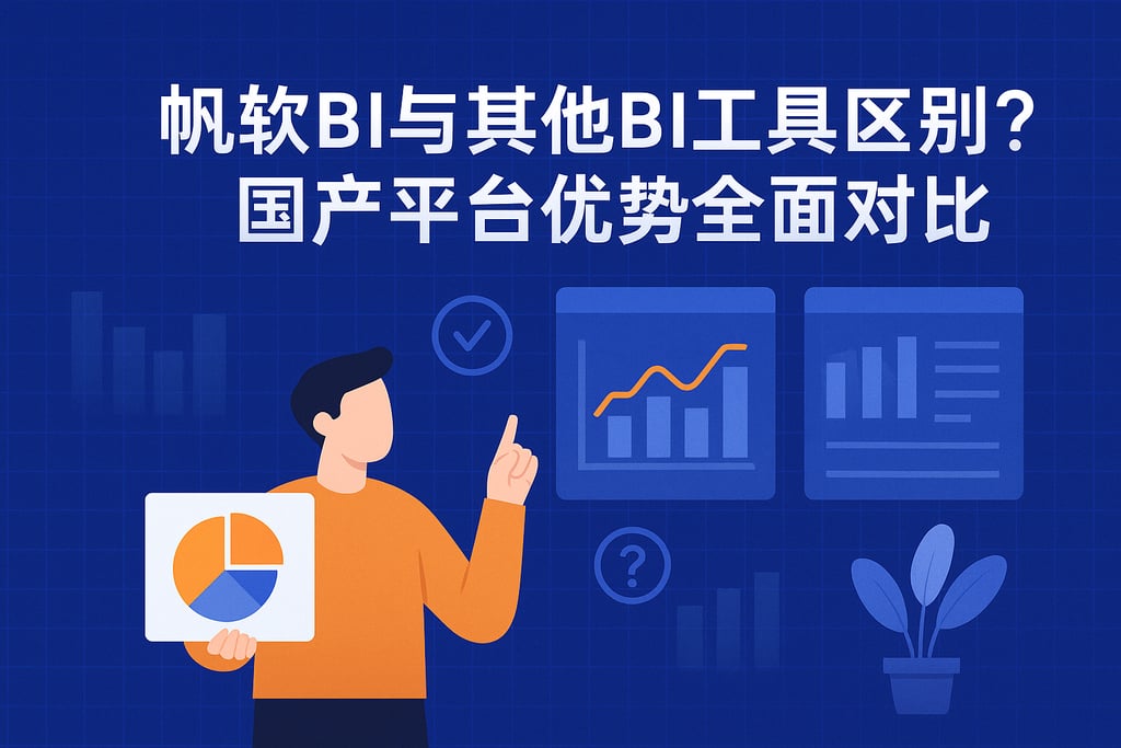 帆软BI与其他BI工具区别？国产平台优势全面对比