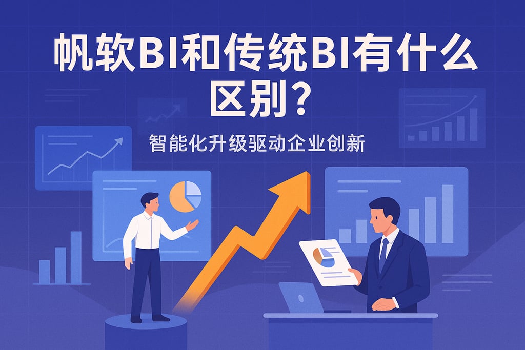 帆软BI和传统BI有什么区别？智能化升级驱动企业创新