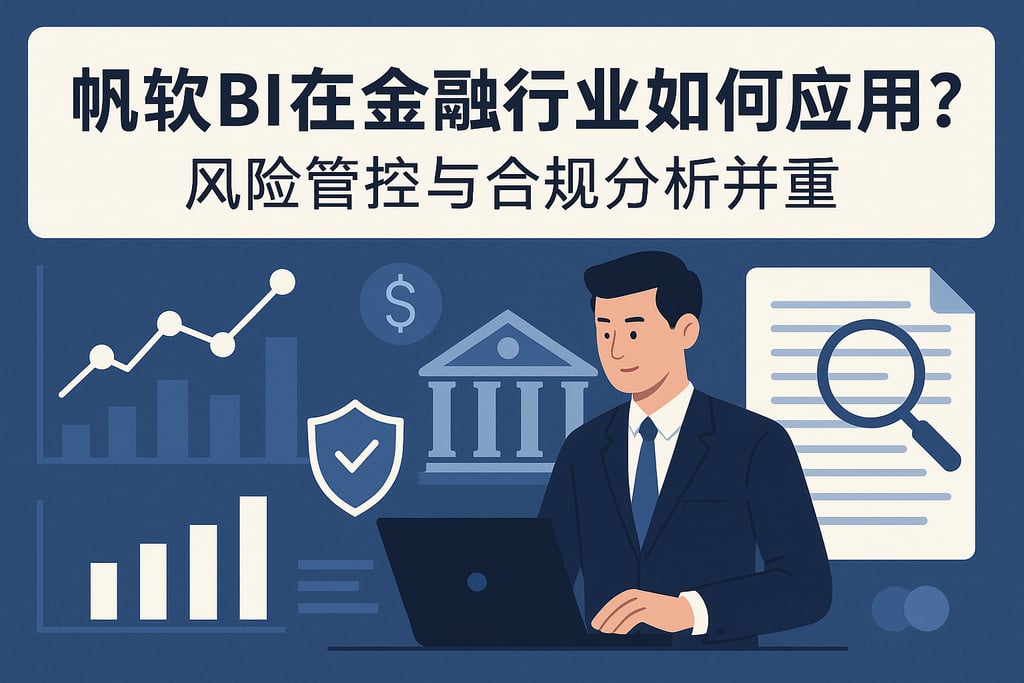 帆软BI在金融行业如何应用？风险管控与合规分析并重