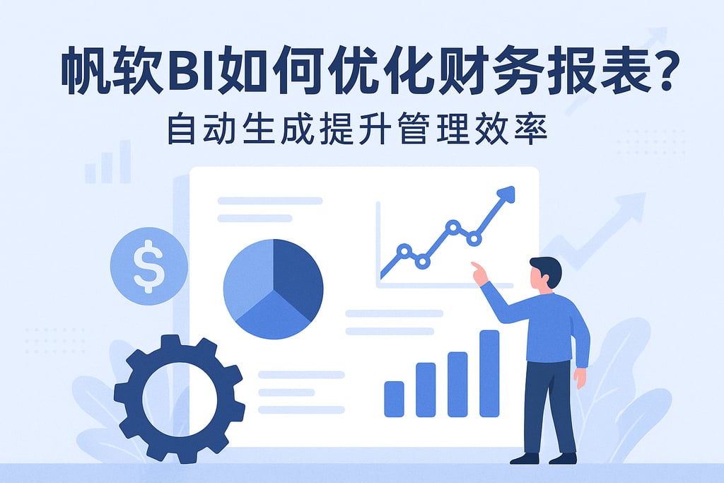 帆软BI如何优化财务报表？自动生成提升管理效率