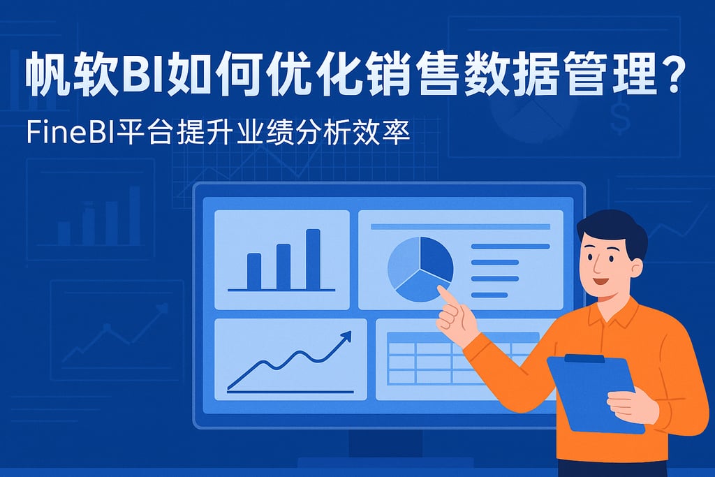 帆软BI如何优化销售数据管理？FineBI平台提升业绩分析效率