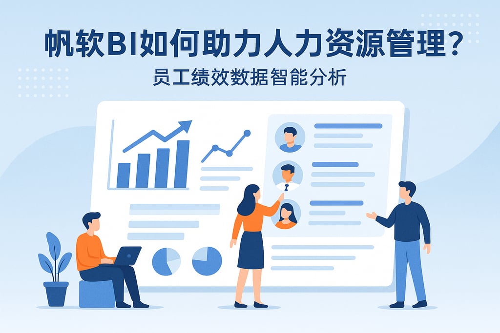 帆软BI如何助力人力资源管理？员工绩效数据智能分析