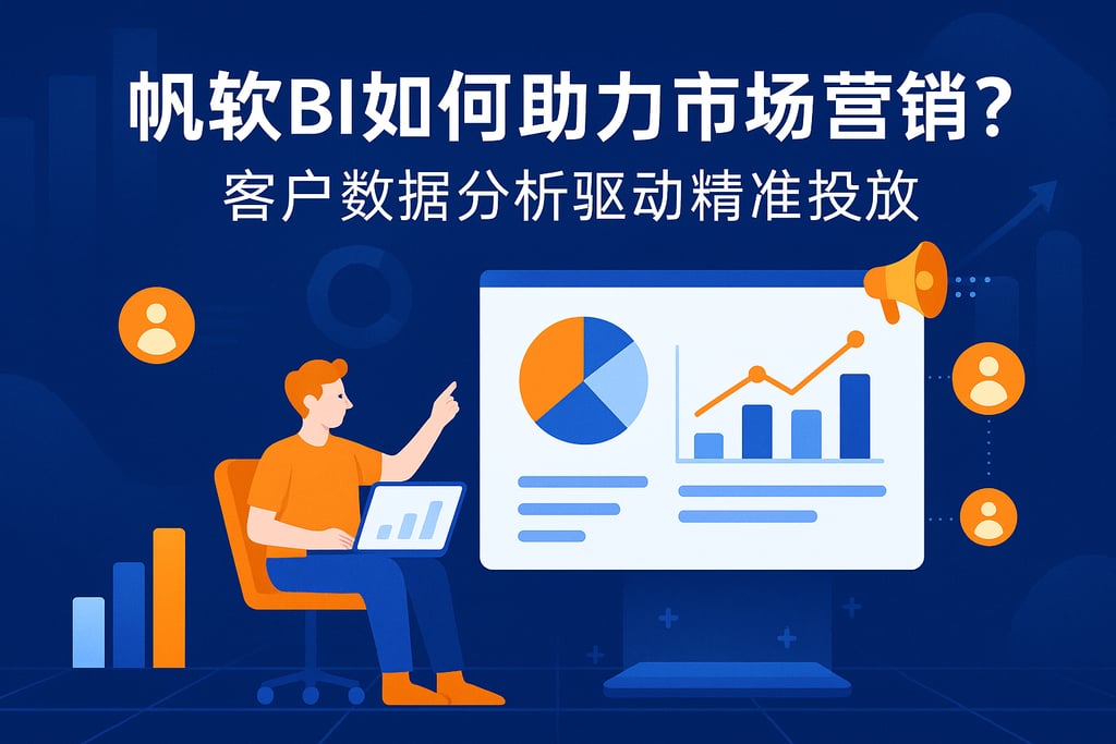 帆软BI如何助力市场营销？客户数据分析驱动精准投放