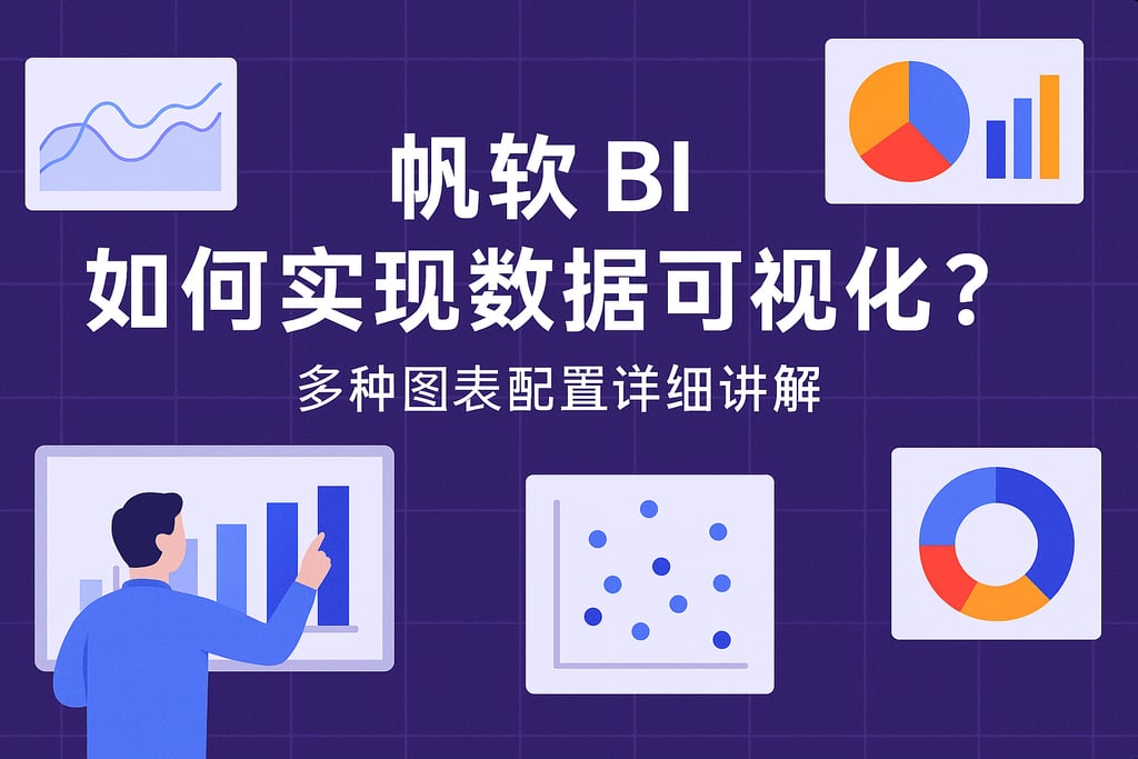 帆软BI如何实现数据可视化？多种图表配置详细讲解