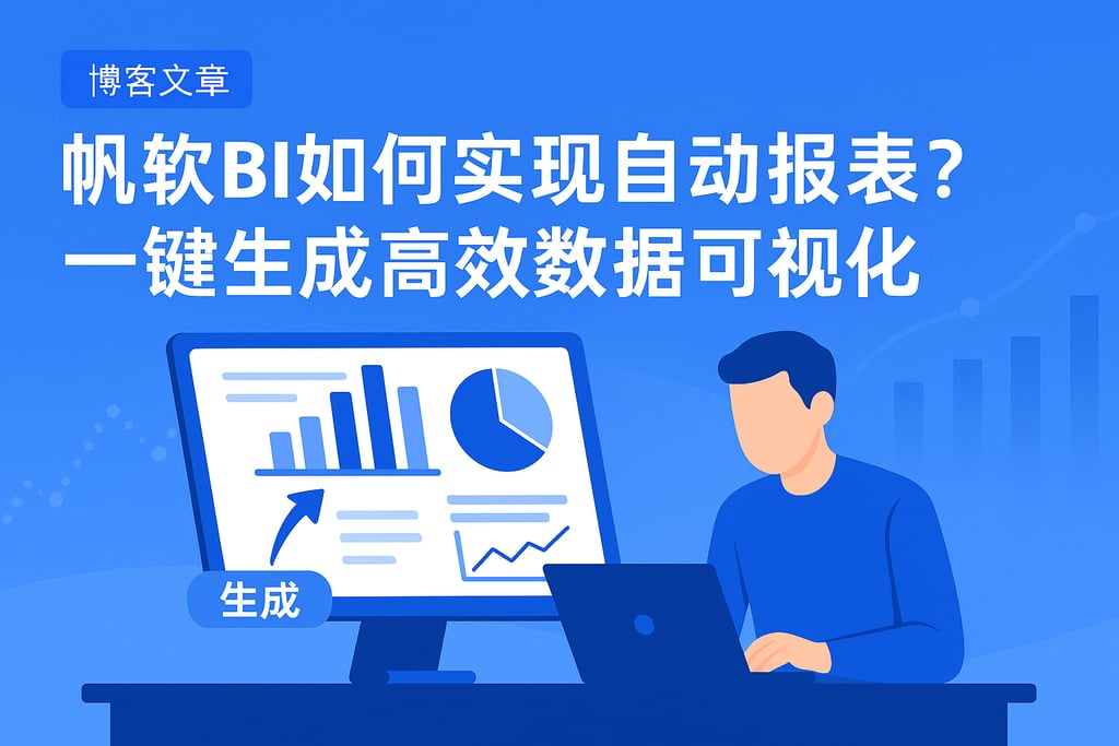 帆软BI如何实现自动报表？一键生成高效数据可视化