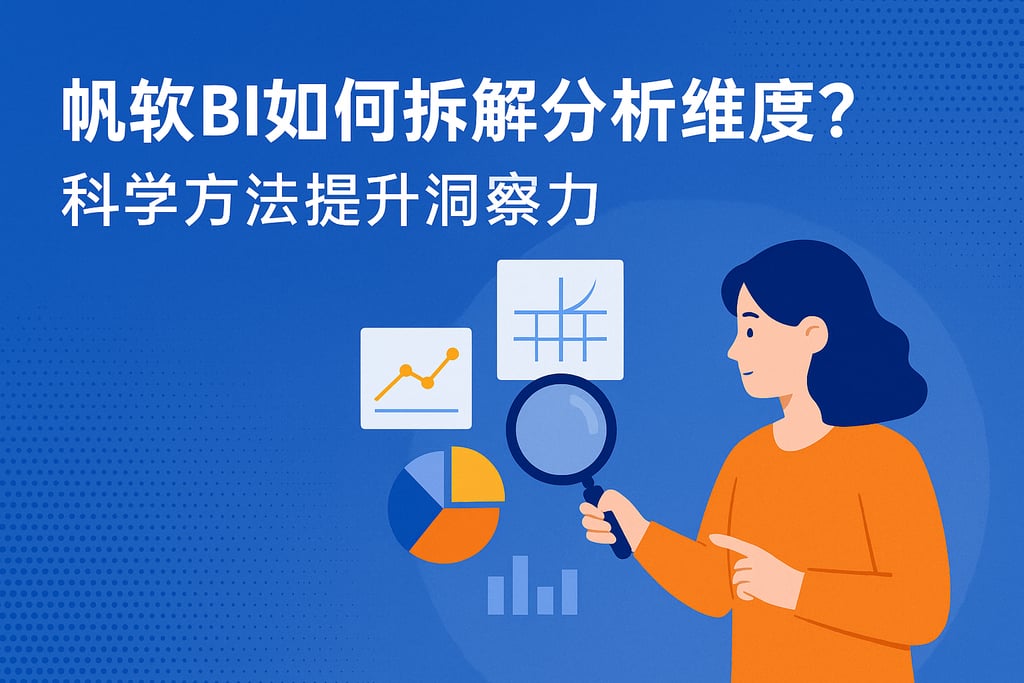 帆软BI如何拆解分析维度？科学方法提升洞察力