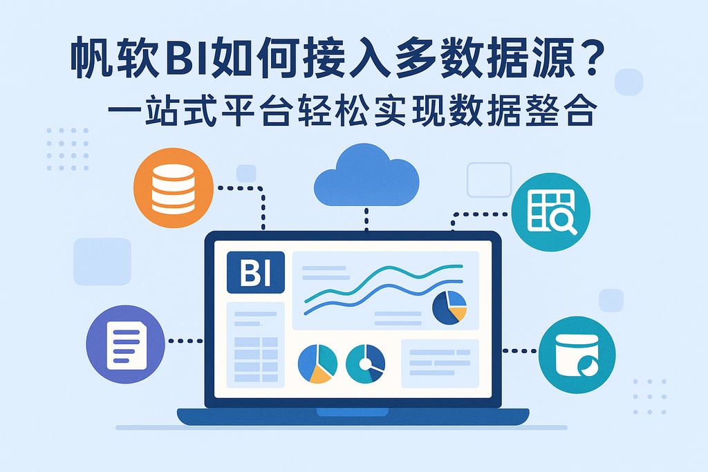 帆软BI如何接入多数据源？一站式平台轻松实现数据整合
