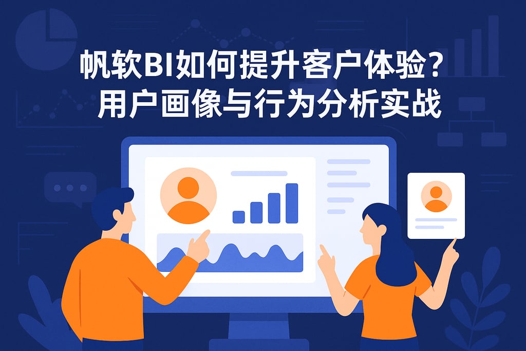 帆软BI如何提升客户体验？用户画像与行为分析实战