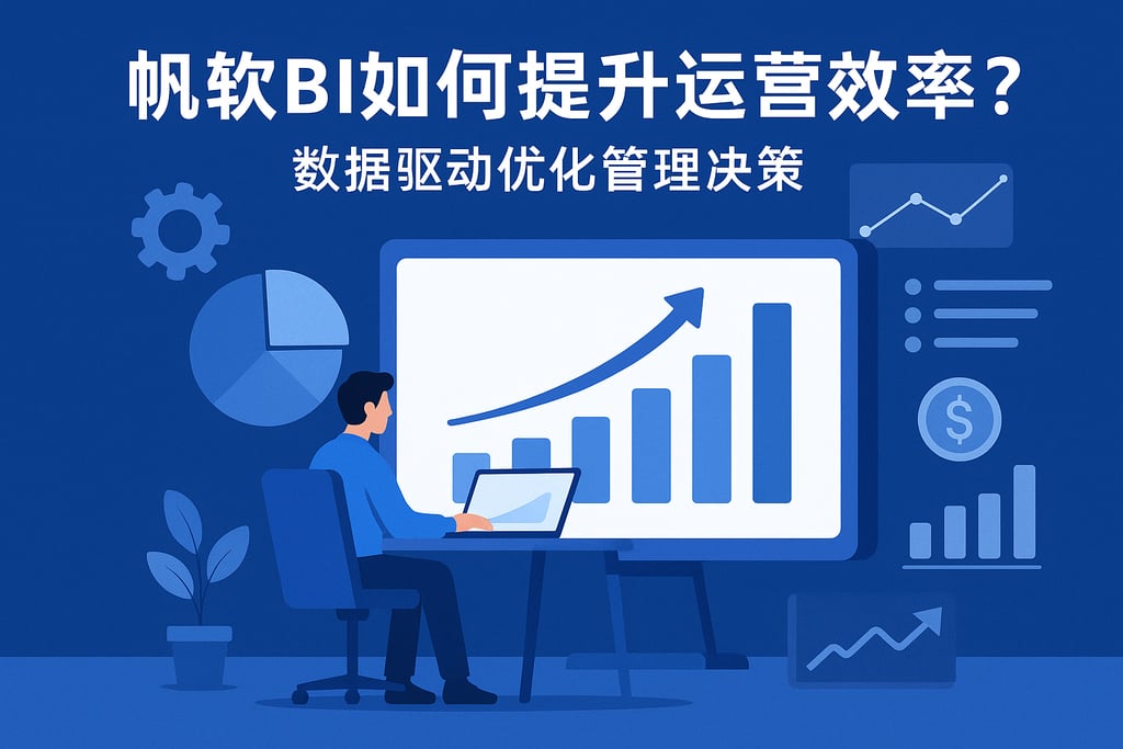 帆软BI如何提升运营效率？数据驱动优化管理决策